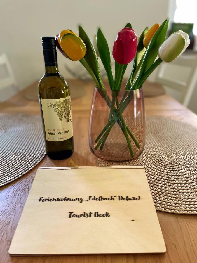 Ferienwohnung Edelbach Deluxe Sattendorf ภายนอก รูปภาพ